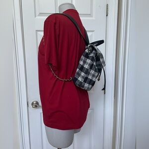 Forever 21 Black & White Bag/ Mini Baclpack, Black & White, New with Tags!!